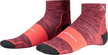 Montura - MERINO WOOL LIGHT LOW SOCKS — SHELL PINK — Vista frontale 1