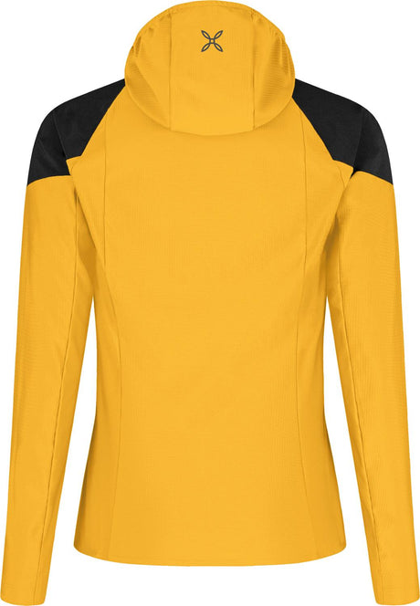 Montura - SPITZE HOODED MAGLIA WOMAN — MUSTARD — Vista posteriore 3