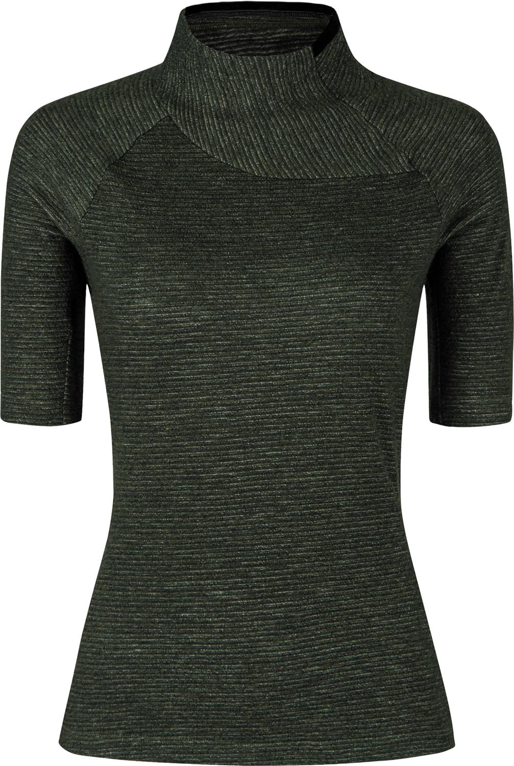 Montura - VERSANTE MERINO T-SHIRT WOMAN — VERDE SALVIA — Vista frontale 1