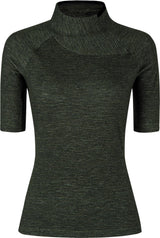 Montura - VERSANTE MERINO T-SHIRT WOMAN — VERDE SALVIA — Vista frontale 1
