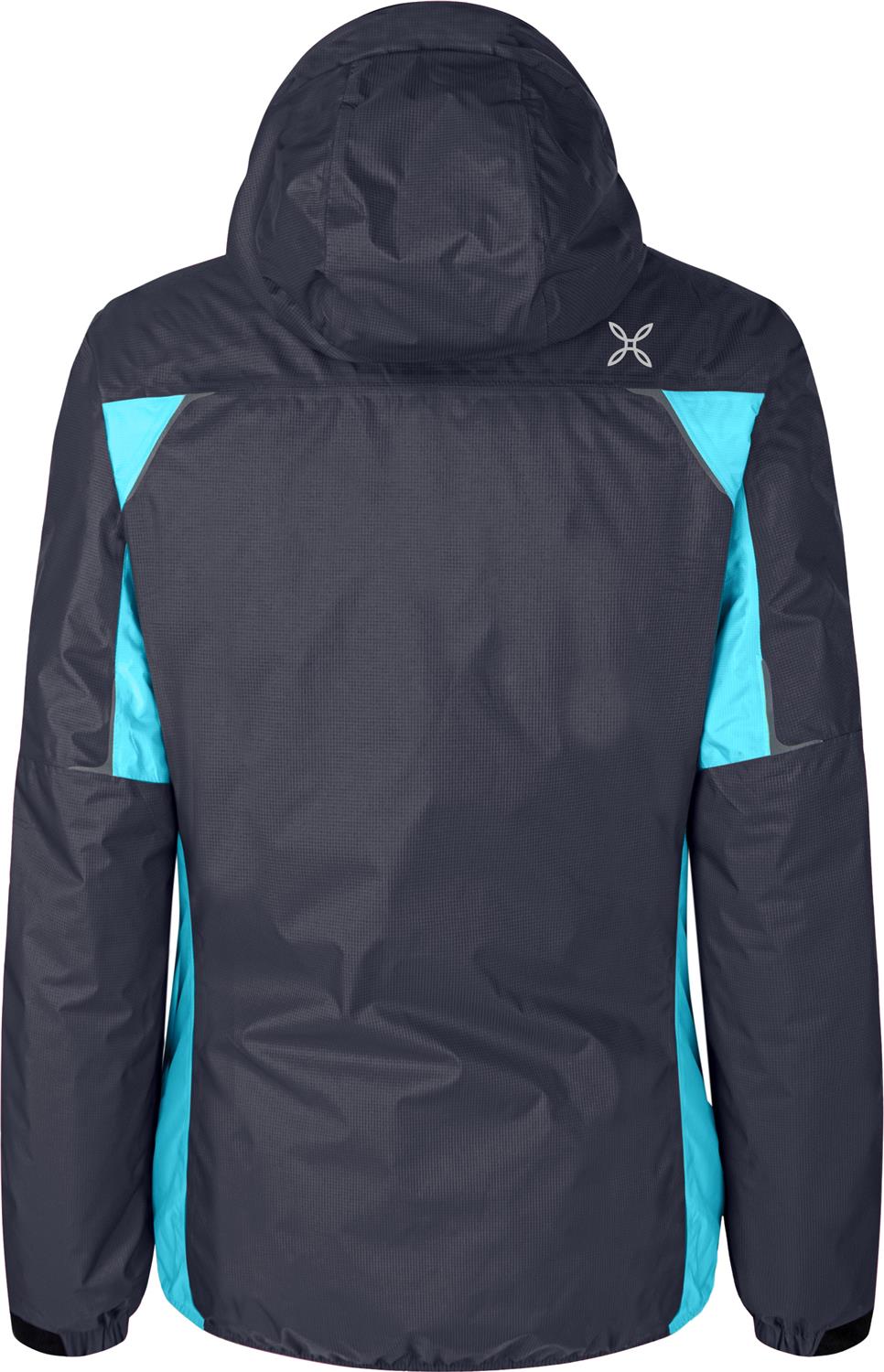 Montura - NEVIS 2.0 JACKET WOMAN — GRAPHITE BLUE/TURQUOISE — Vista posteriore 3