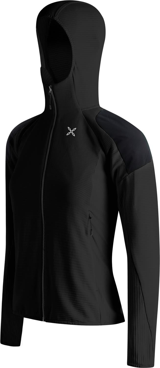 Montura - ACTION HOODED MAGLIA WOMAN — BLACK — Immagine 2