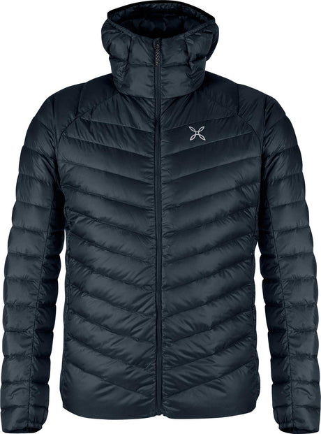 Montura - BREEZE HOODED DUVET JACKET — BLUEBERRY — Vista frontale 1