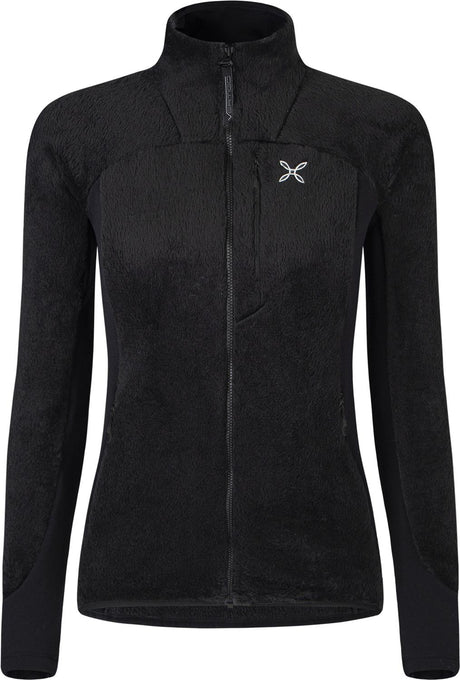 Montura - NORDIC FLEECE 2 JACKET WOMAN — BLACK — Vista frontale 1