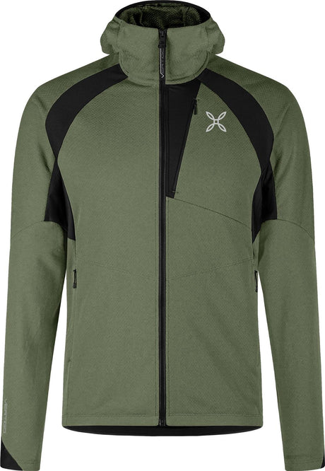 Montura - VERTIGO OCTA HOODED MAGLIA — VERDE SALVIA — Vista frontale 1