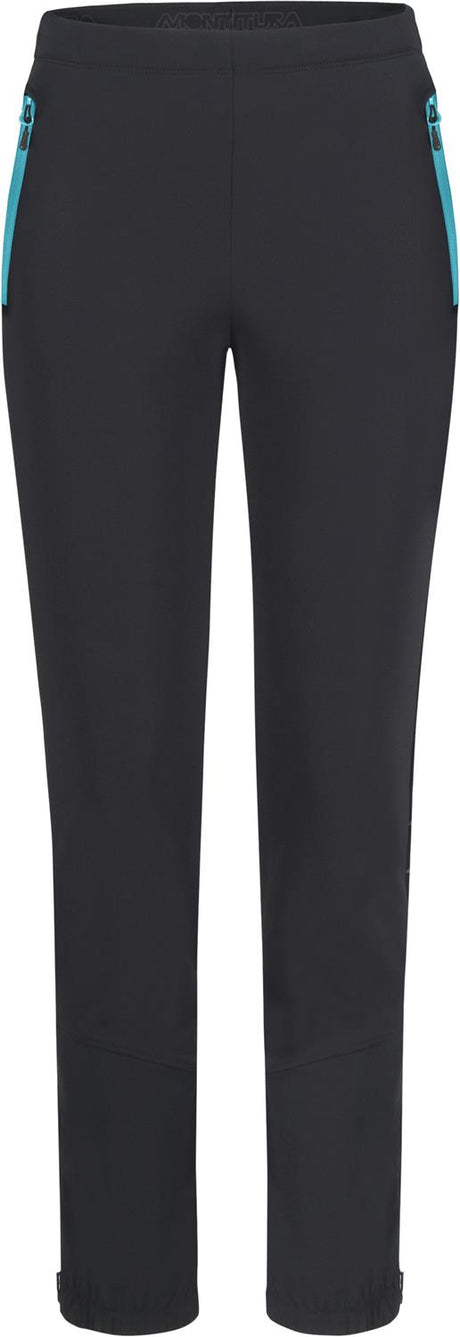 Montura - POISON PANTS WOMAN — BLACK/TURQUOISE — Vista frontale 1