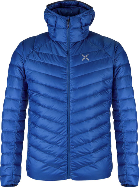 Montura - BREEZE HOODED DUVET JACKET — B.BLUE — Vista frontale 1