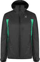 Montura - NEVIS 2.0 JACKET WOMAN — ANTRACITE/BRIGHT TEAL — Vista frontale 1