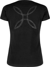 Montura - PENCIL LOGO T-SHIRT WOMAN — BLACK — Vista posteriore 2