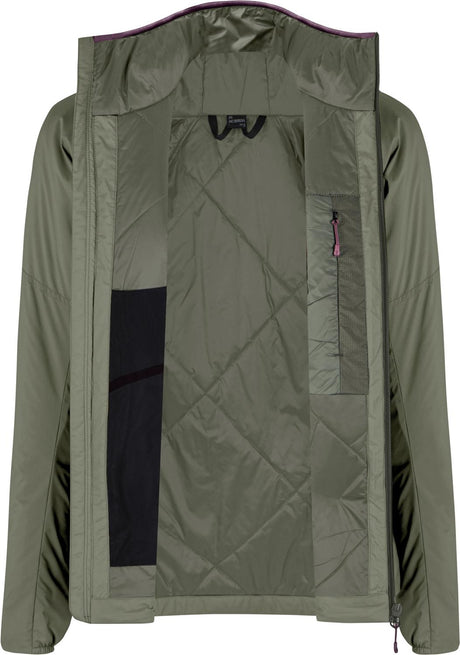 Montura - DOLOMITI HOODED JACKET WOMAN — VERDE SALVIA/VINACCIA — Immagine 4