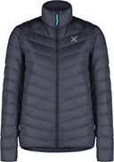 Montura - BREEZE DUVET JACKET WOMAN — GRAPHITE BLUE/TURQUOISE — Vista frontale 1