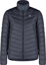 Montura - BREEZE DUVET JACKET WOMAN — GRAPHITE BLUE/TURQUOISE — Vista frontale 1