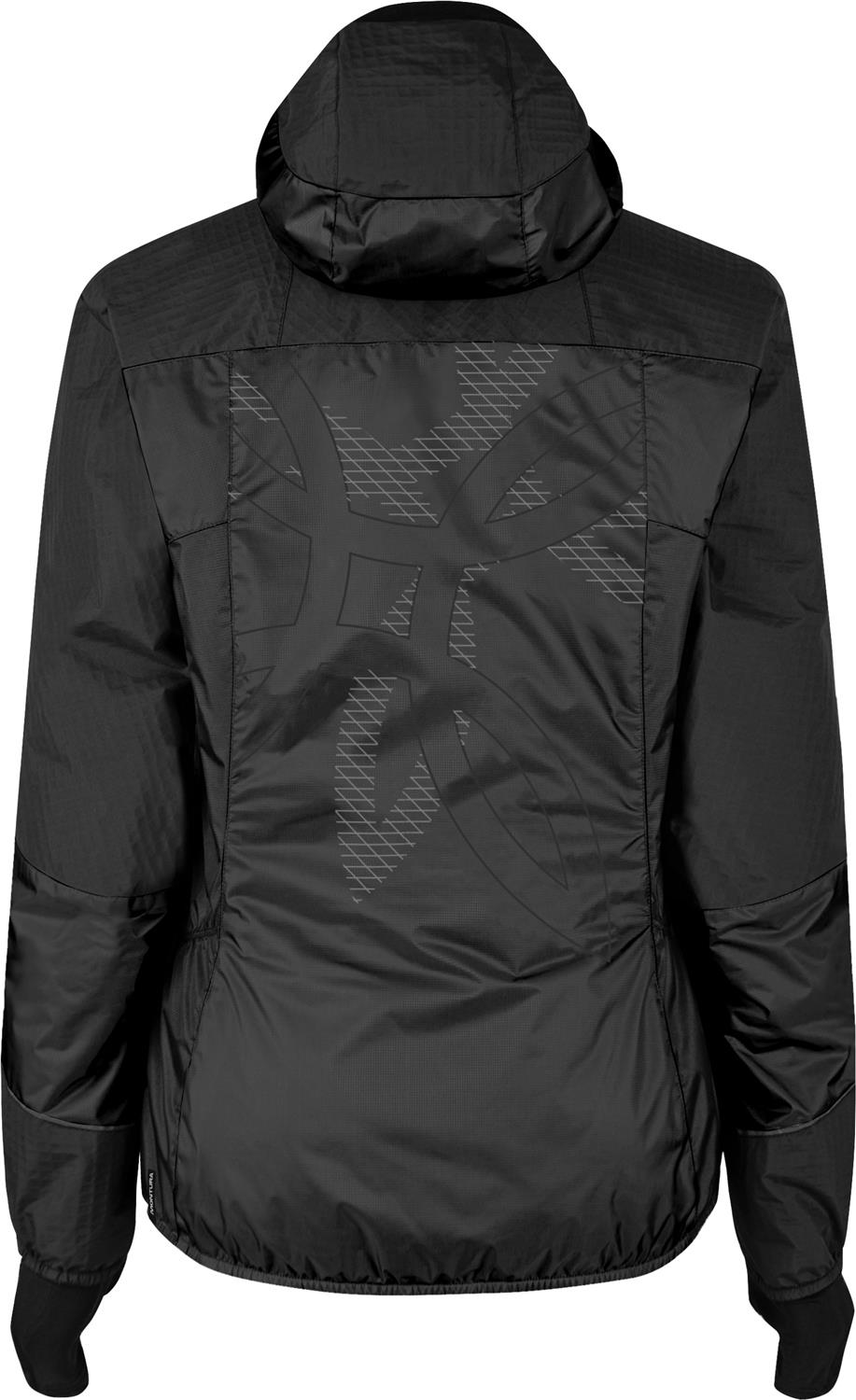 Montura - SKISKY EVO HOODED JACKET WOMAN — BLACK — Vista posteriore 3