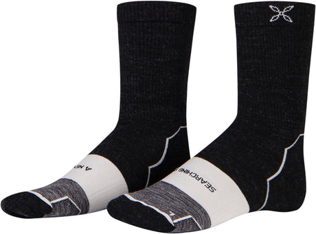 Montura - MERINO WOOL LIGHT MID SOCKS — ANTRACITE — Vista frontale 1