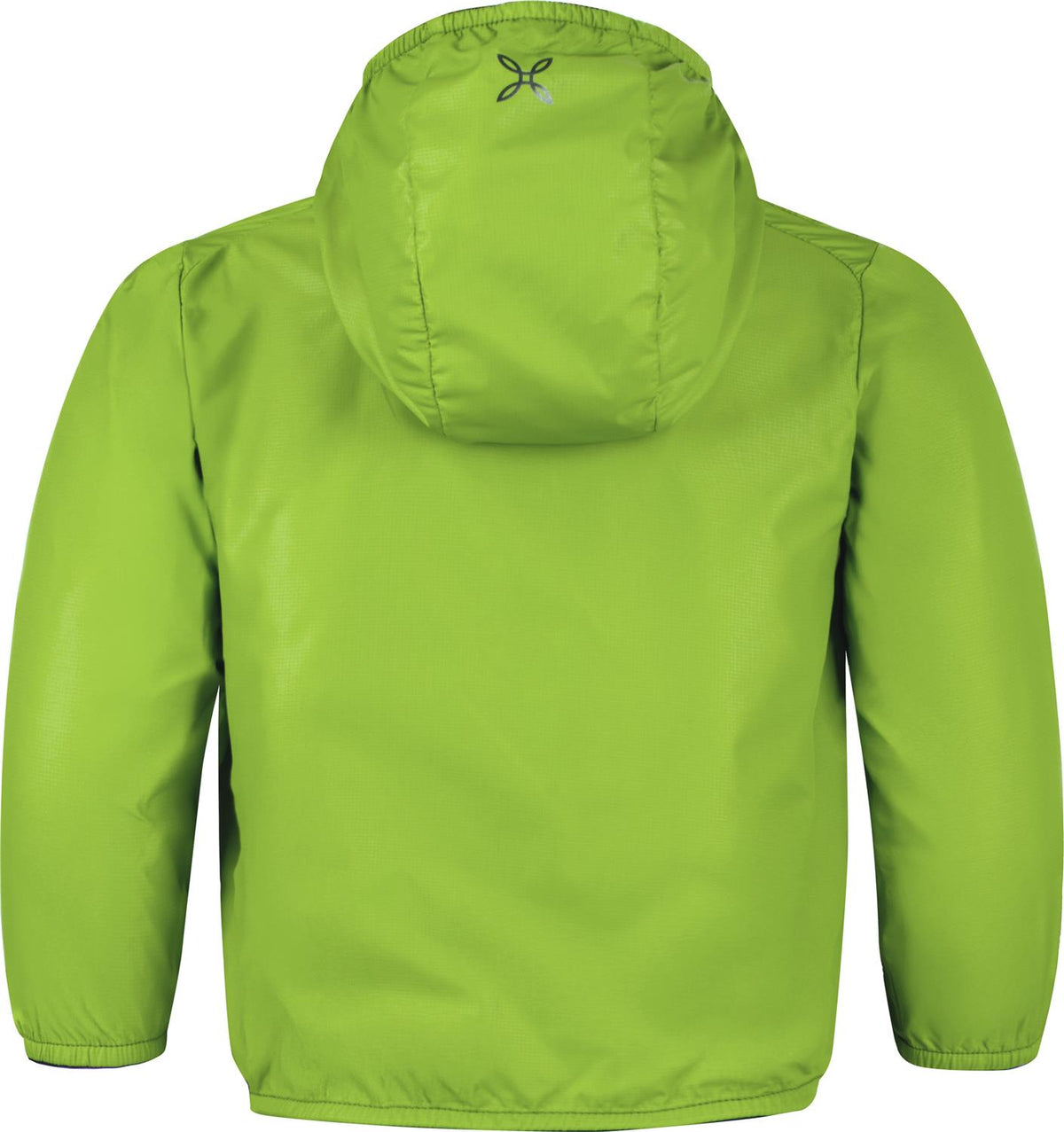 Montura - WINDY HOODED JACKET BABY — VERDE ACIDO — Vista posteriore 3