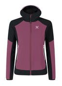 Montura - WIND REVOLUTION HOODY JACKET W — VINACCIA/LIGHT ROSE — Vista frontale 1