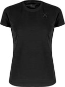Montura - PENCIL LOGO T-SHIRT WOMAN — BLACK — Vista frontale 1