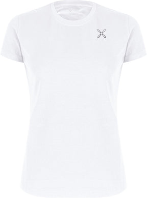 Montura - PENCIL LOGO T-SHIRT WOMAN — WHITE — Vista frontale 1