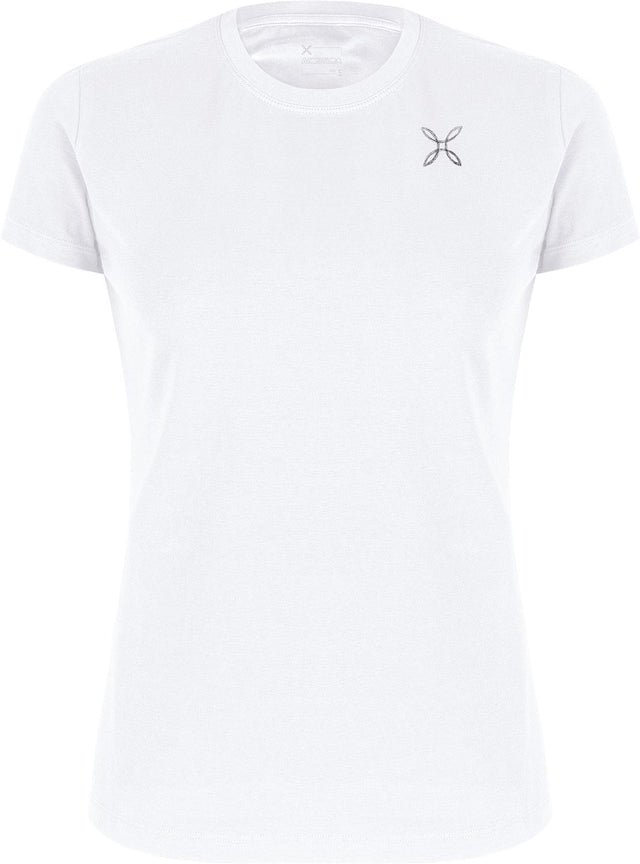 Montura - PENCIL LOGO T-SHIRT WOMAN — WHITE — Vista frontale 1