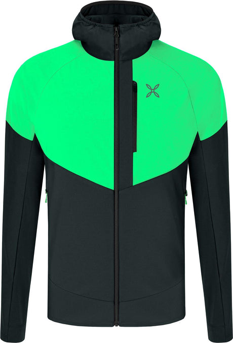 Montura - SPITZE MAGLIA — ANTRACITE/VIBE GREEN — Vista frontale 1