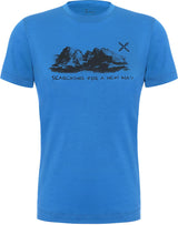 Montura - PEAKS MERINO T-SHIRT — B.BLUE — Vista frontale 1