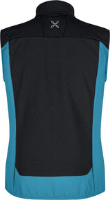 Montura - DOLOMITI WIND VEST — BLACK/STEEL BLUE — Vista posteriore 2