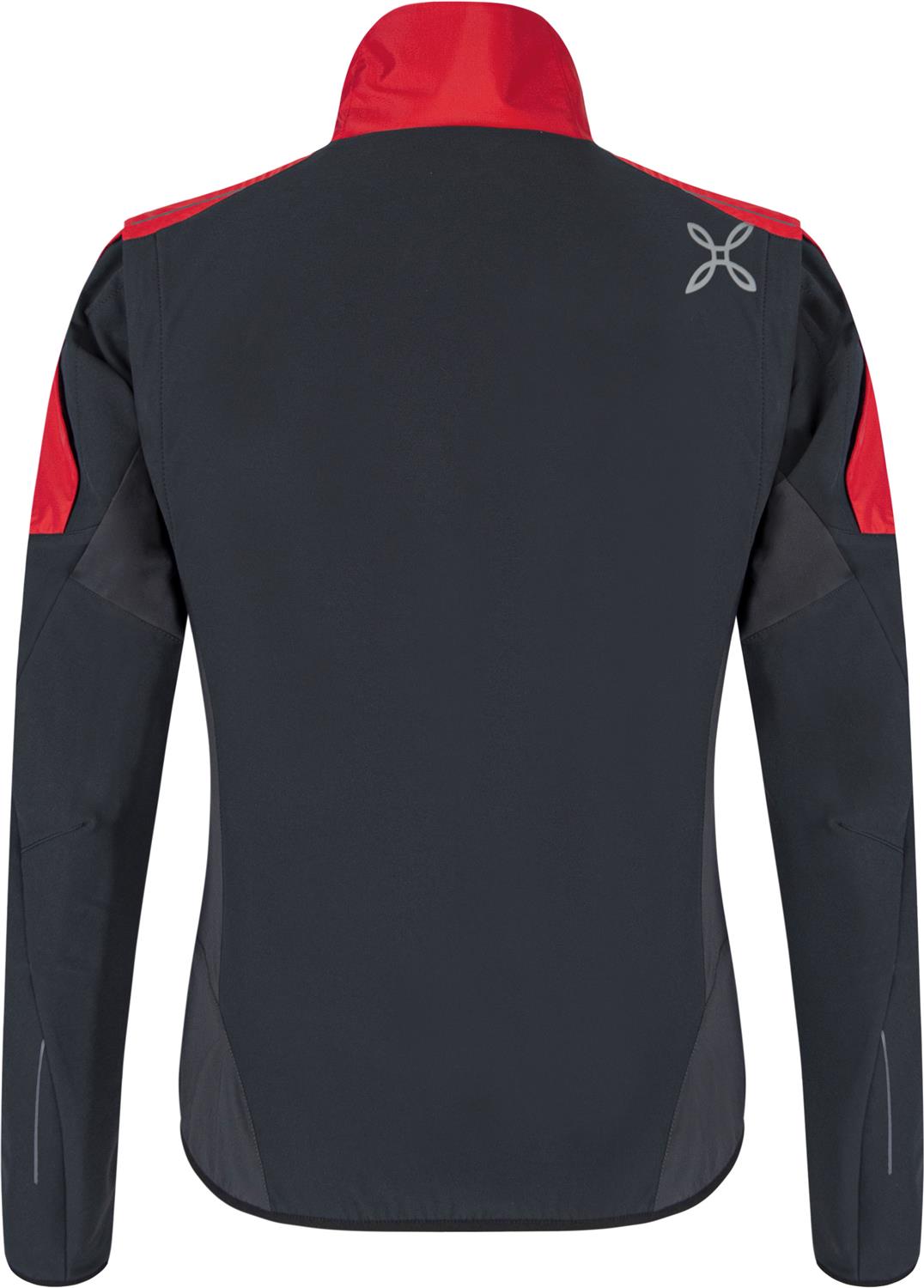 Montura - BRAVE 3 JACKET — BLACK/ROSSO — Vista posteriore 3