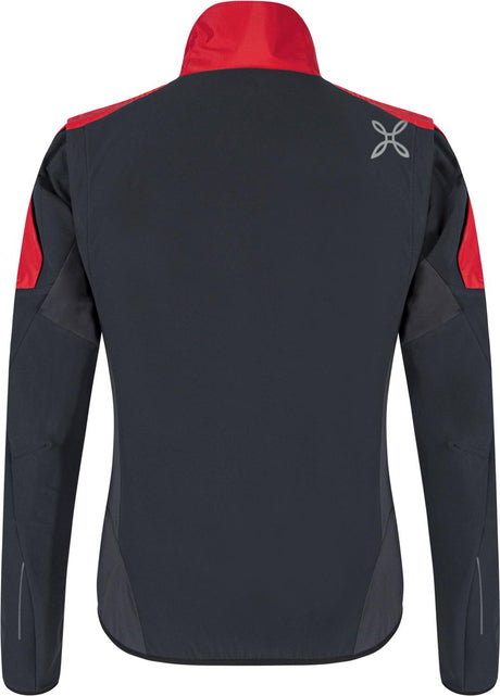 Montura - BRAVE 3 JACKET — BLACK/ROSSO — Vista posteriore 3