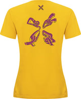 Montura - KNOTS T-SHIRT WOMAN — MUSTARD — Vista posteriore 2
