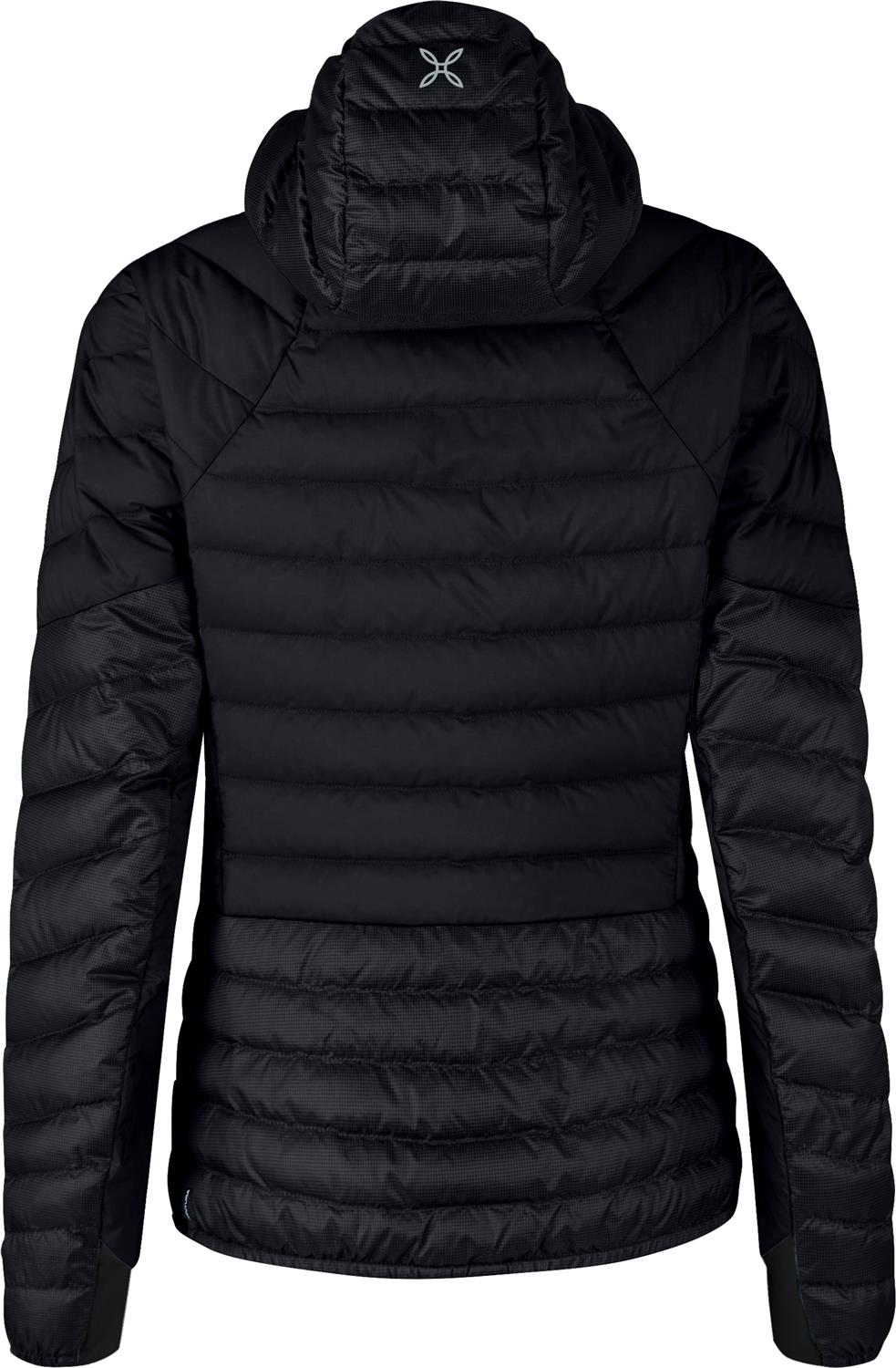 Montura - CIELO HOODED DUVET WOMAN — BLACK — Vista posteriore 3