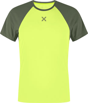 Montura - OUTDOOR 3 T-SHIRT — SUNNY LIME/VERDE SALVIA — Vista frontale 1