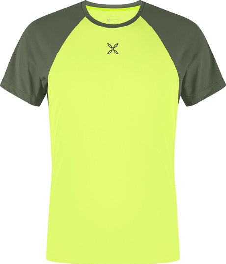 Montura - OUTDOOR 3 T-SHIRT — SUNNY LIME/VERDE SALVIA — Vista frontale 1
