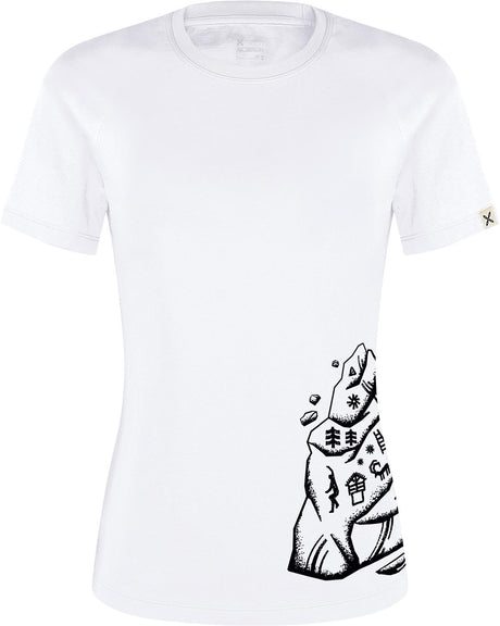 Montura - SPIRE T-SHIRT WOMAN — WHITE — Vista frontale 1