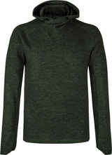 Montura - VERSANTE MERINO HOODED L/S TEE — VERDE SALVIA — Vista frontale 1
