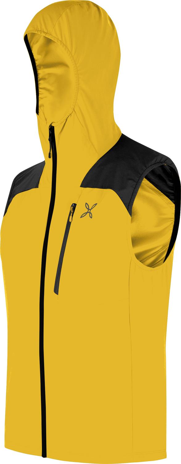 Montura - RISE HOODED VEST — MUSTARD — Immagine 2