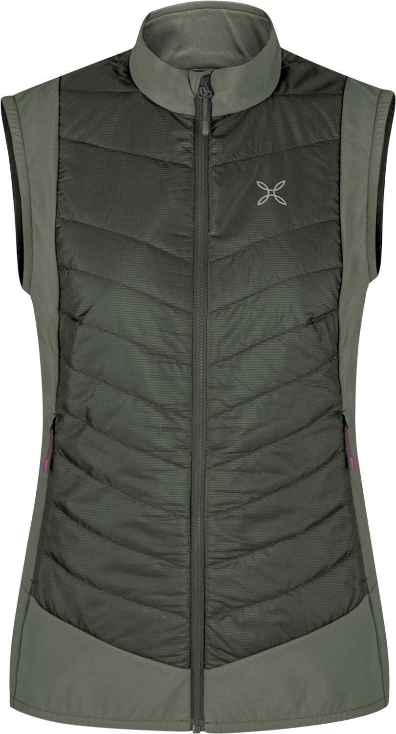 Montura - TRACE HYBRID VEST WOMAN — VERDE SALVIA/VINACCIA — Vista frontale 1