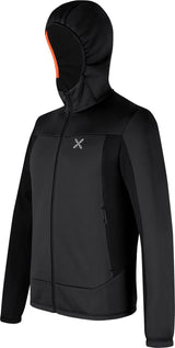 Montura - PULSE HOODED MAGLIA — ANTRACITE/ORANGE — Immagine 2