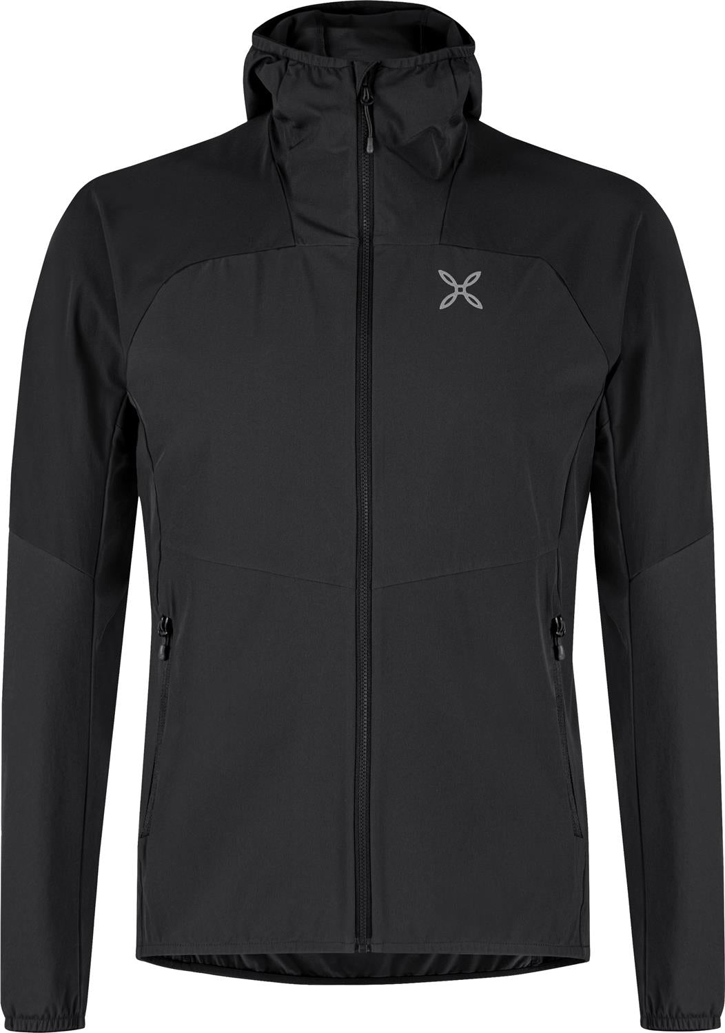 Montura - RISE HOODED JACKET — BLACK — Vista frontale 1