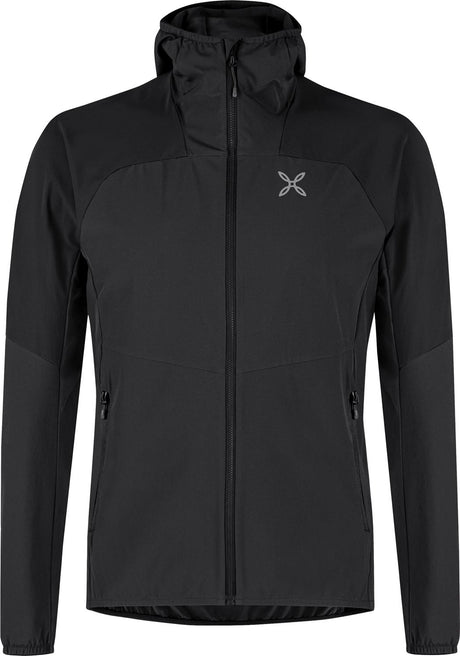 Montura - RISE HOODED JACKET — BLACK — Vista frontale 1
