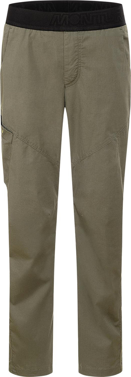 Montura - PITCH PANTS — VERDE SALVIA DELAVE' — Vista frontale 1