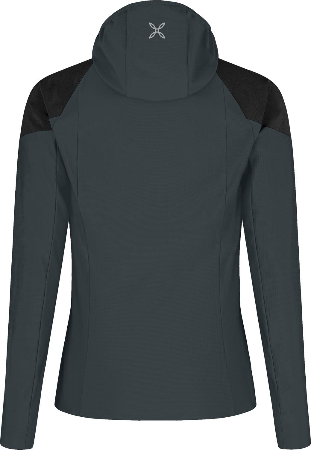 Montura - SPITZE HOODED MAGLIA WOMAN — ANTRACITE/MELON — Vista posteriore 3