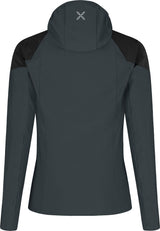Montura - SPITZE HOODED MAGLIA WOMAN — ANTRACITE/MELON — Vista posteriore 3