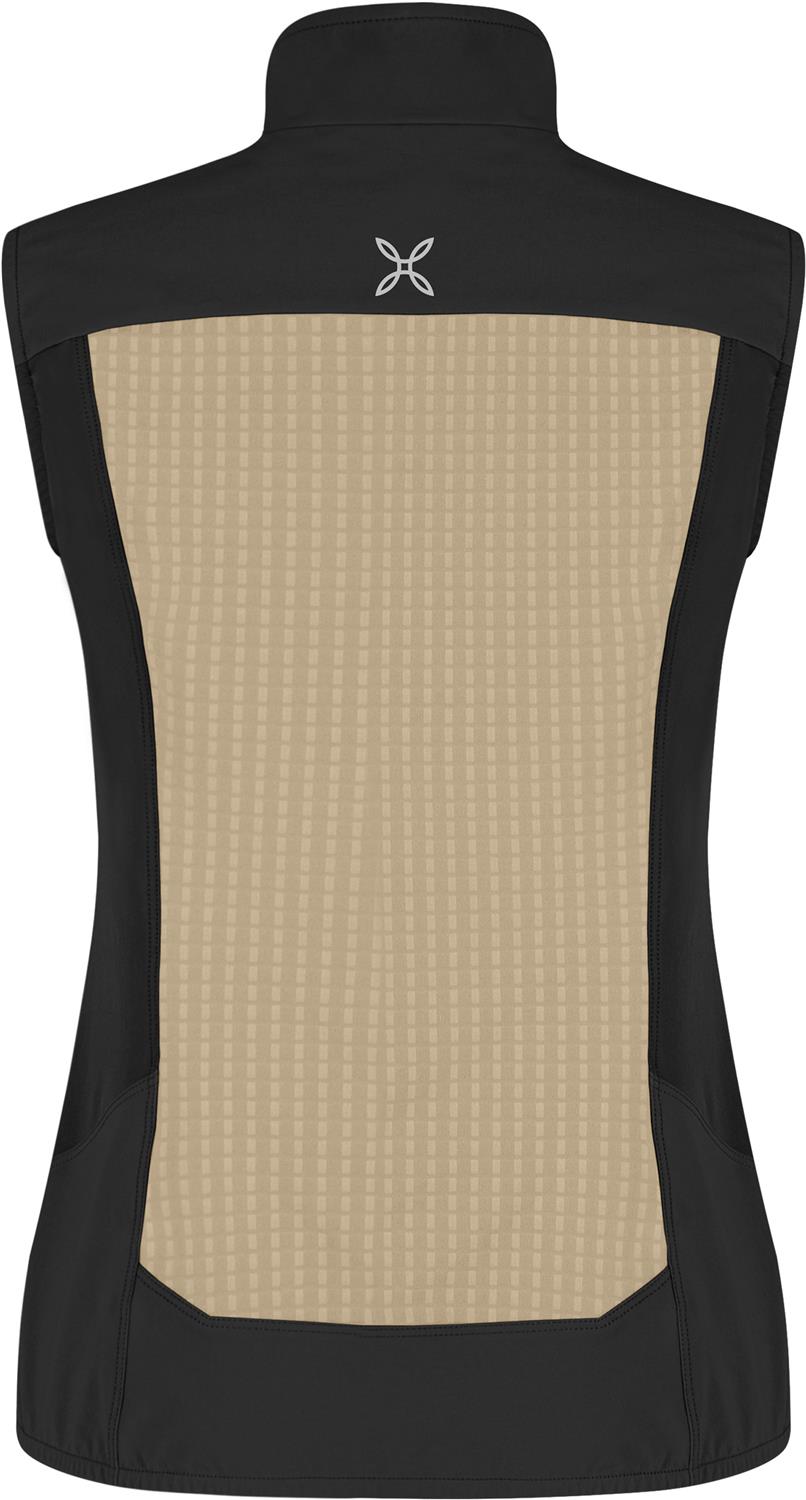 Montura - SEED VEST WOMAN — DESERT BEIGE/MELON — Vista posteriore 2