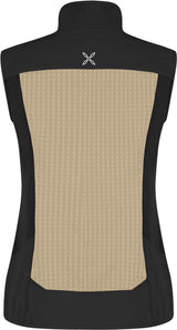 Montura - SEED VEST WOMAN — DESERT BEIGE/MELON — Vista posteriore 2