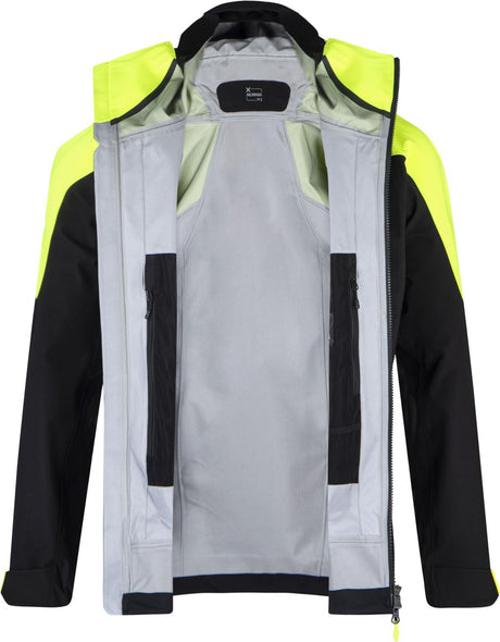 Montura - MONTE 2 JACKET — BLACK/GIALLO FLUO — Immagine 4