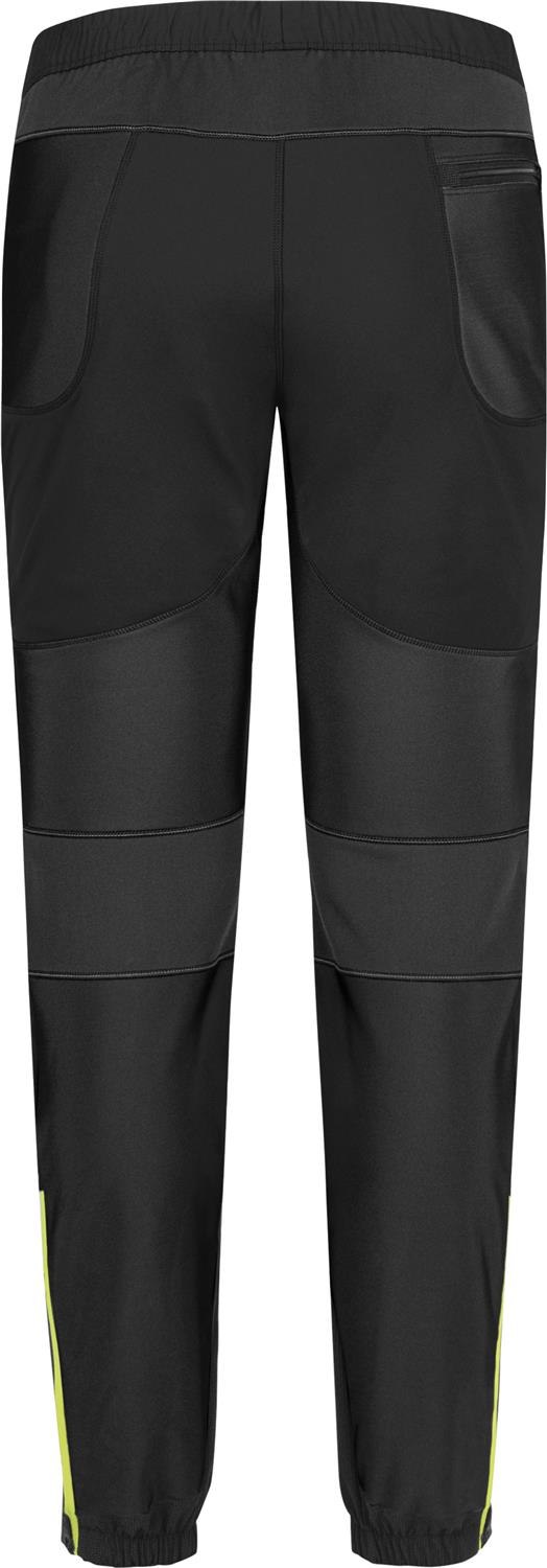 Montura - VERTIGO 2.0 PANTS — BLACK/SUNNY LIME — Vista posteriore 4
