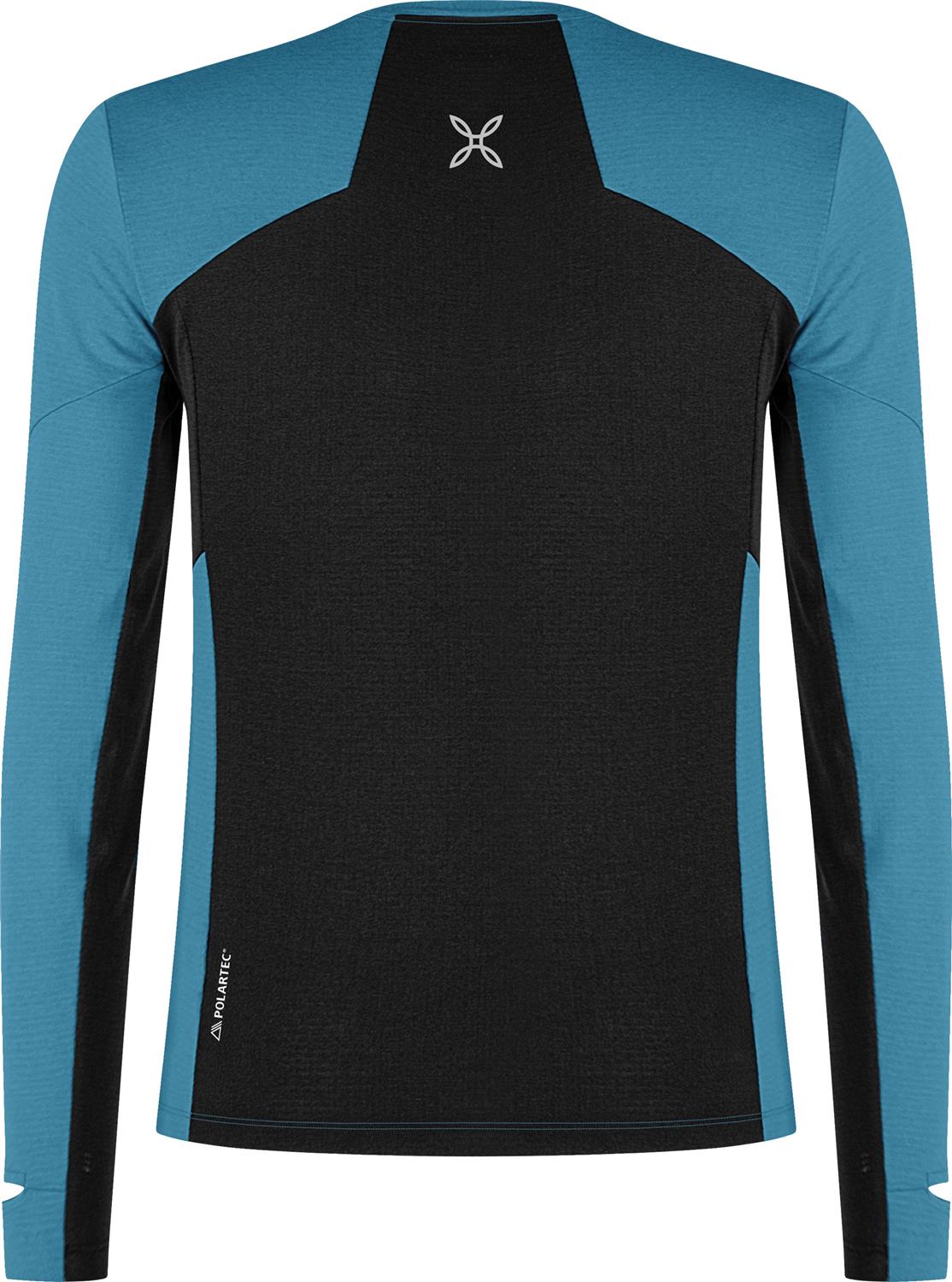 Montura - STRIDE POLARTEC L/S MAGLIA — STEEL BLUE — Vista posteriore 2