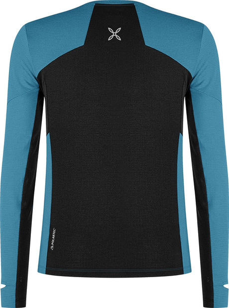 Montura - STRIDE POLARTEC L/S MAGLIA — STEEL BLUE — Vista posteriore 2