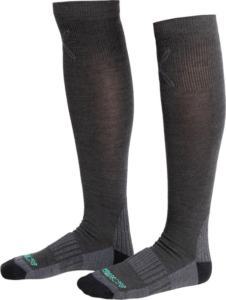 Montura - MERINO MIX SOCKS — MID GREY/BRIGHT TEAL — Vista frontale 1
