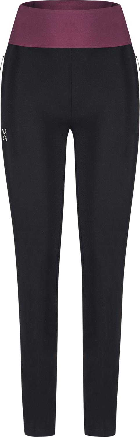 Montura - ANDROMEDA 2 PANTS WOMAN — BLACK/VINACCIA — Vista frontale 1
